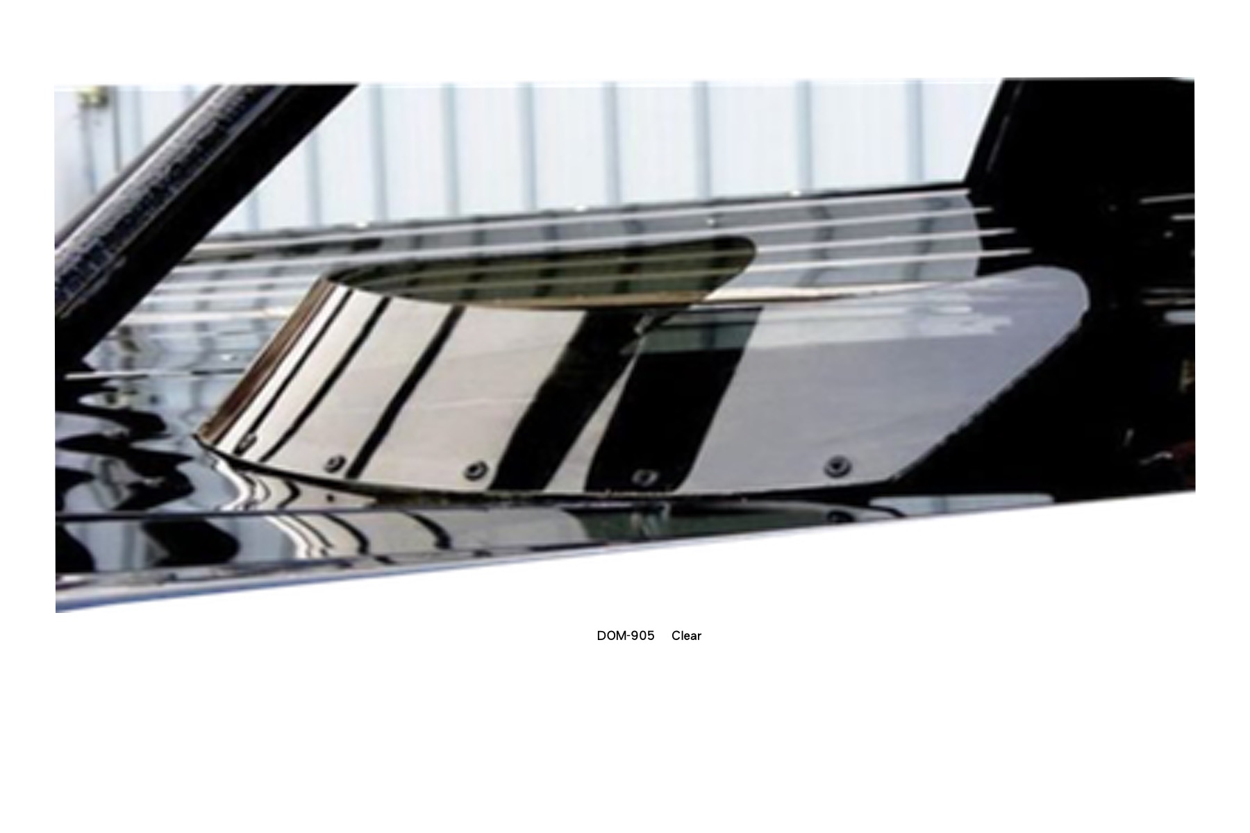 DOM905 Rock Guard Windshield Clear Dominator Race Products