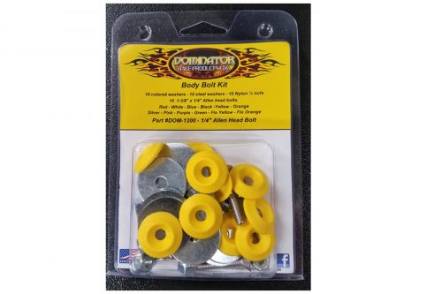 Dominator Body Bolt Kit Hex Head Orange Dominator Body Bolt Kit Hex Head Orange