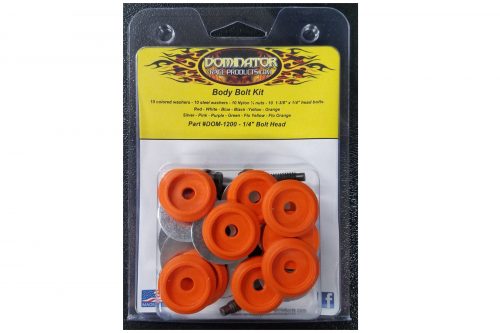 Dominator Body Bolt Kit Allen Head Red Dominator Body Bolt Kit Allen Head Red